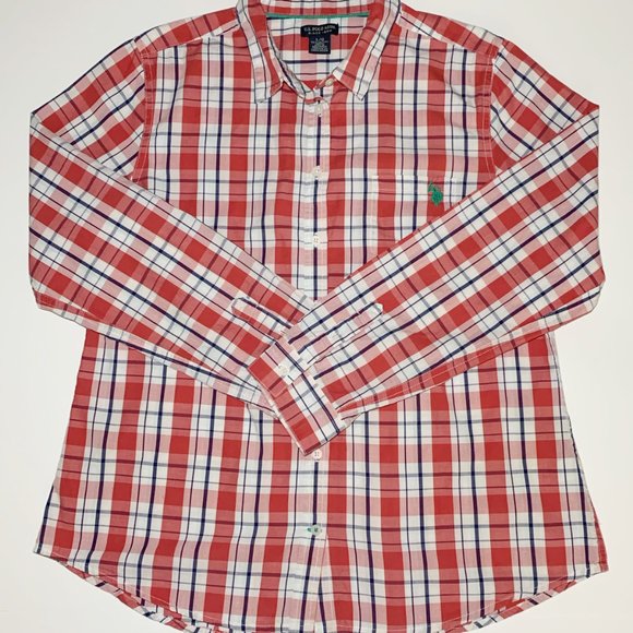 U.S. Polo Assn Women's Shirt Long Sleeves L Top - Picture 3 of 8